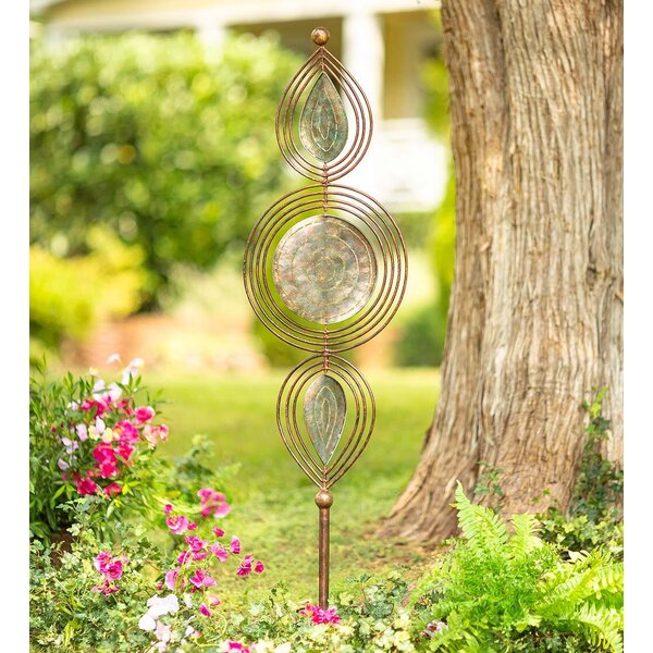 Wind Weather Metal Abstract Garden Stake Wayfair